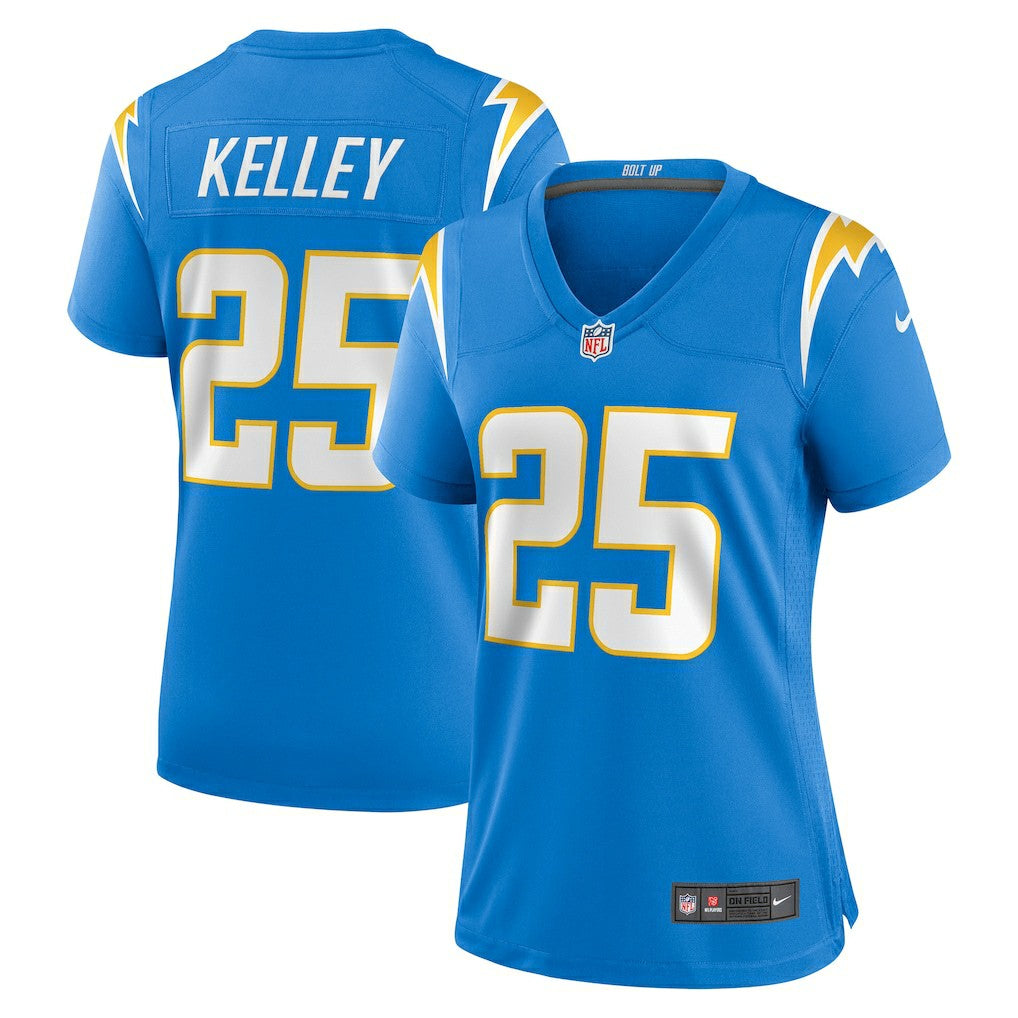 Joshua Kelley Los Angeles Chargers Women's Player Game Jersey Powder Blue