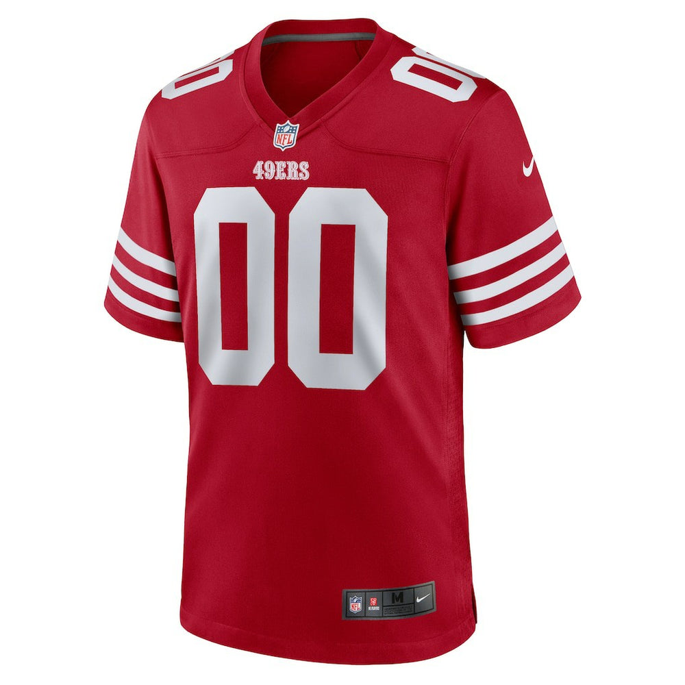 San Francisco 49ers Youth Game Custom Jersey Scarlet