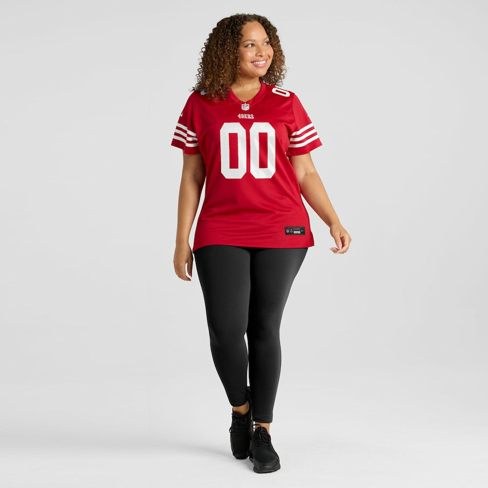 San Francisco 49ers Women's Game Custom Jersey Scarlet