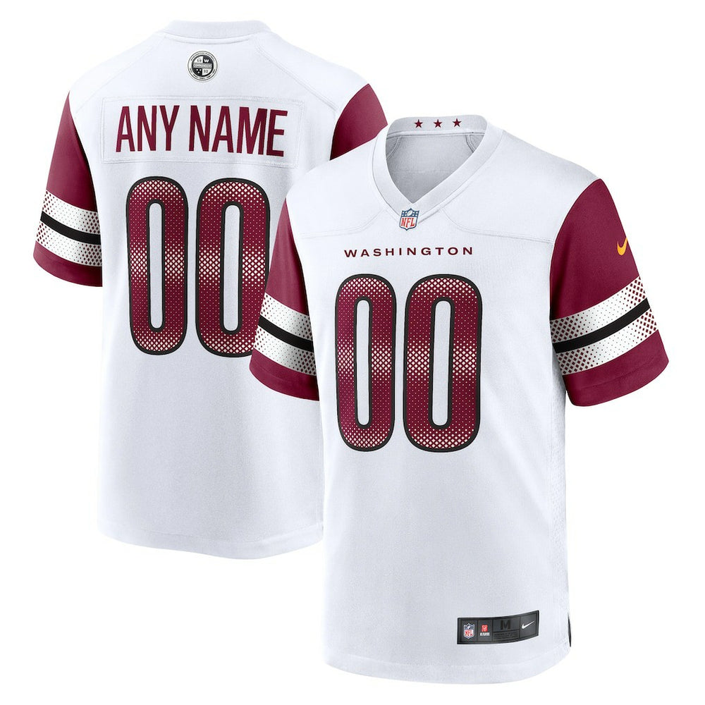 Washington Commanders Game Custom Player Jersey White
