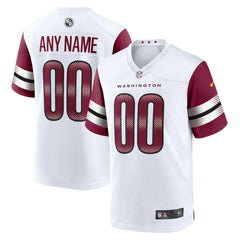 Washington Commanders Game Custom Player Jersey White