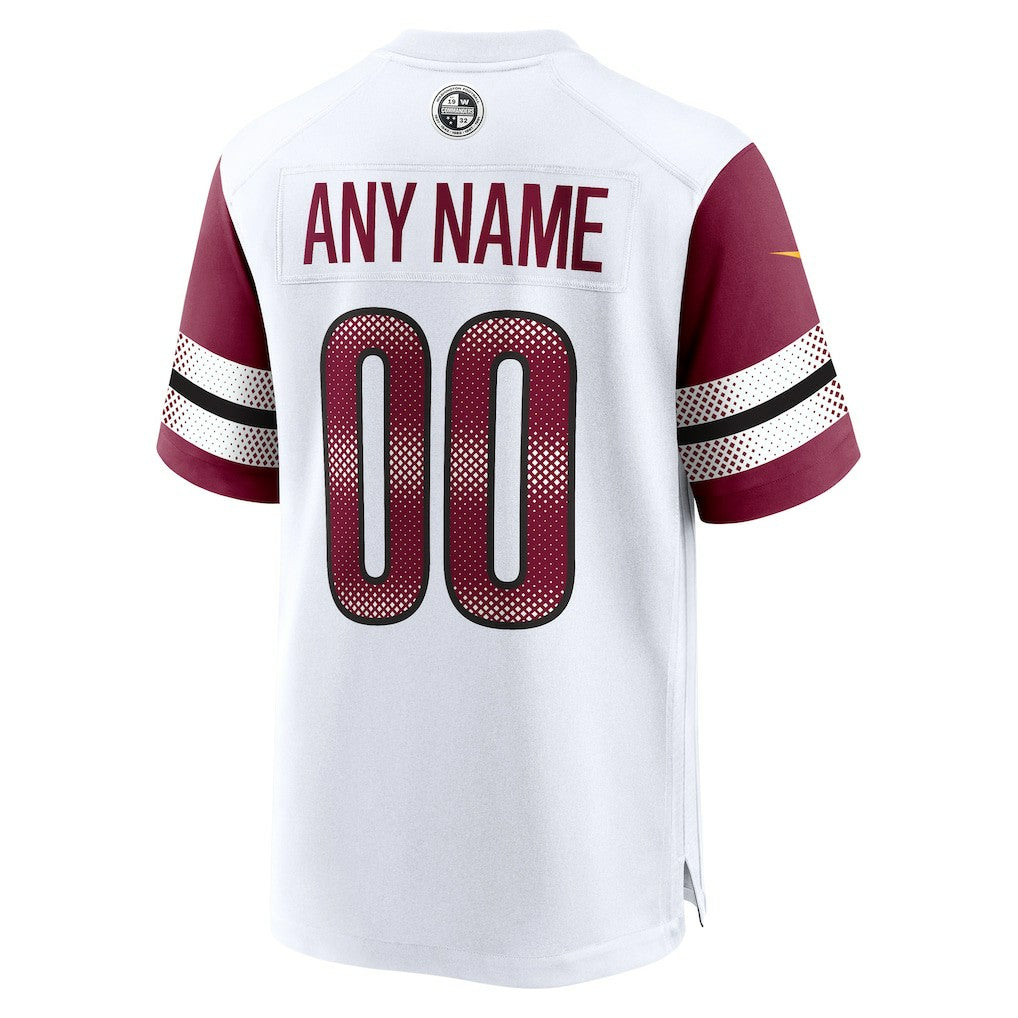 Washington Commanders Game Custom Player Jersey White