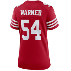 Fred Warner San Francisco 49ers Women's Player Jersey Scarlet