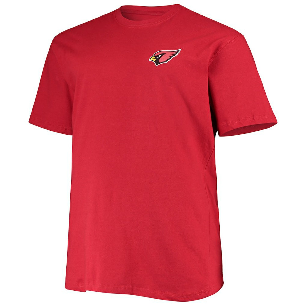 Arizona Cardinals Big & Tall #1 Dad 2-Hit T-Shirt Cardinal