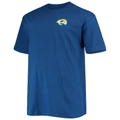 Los Angeles Rams Big & Tall #1 Dad 2-Hit T-Shirt Royal