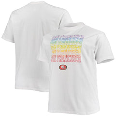 San Francisco 49ers Big & Tall City Pride T-Shirt White
