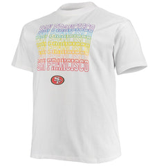San Francisco 49ers Big & Tall City Pride T-Shirt White