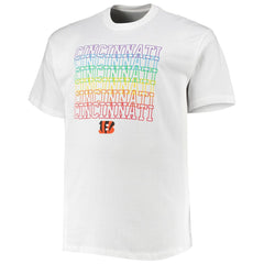 Cincinnati Bengals Big & Tall City Pride T-Shirt White