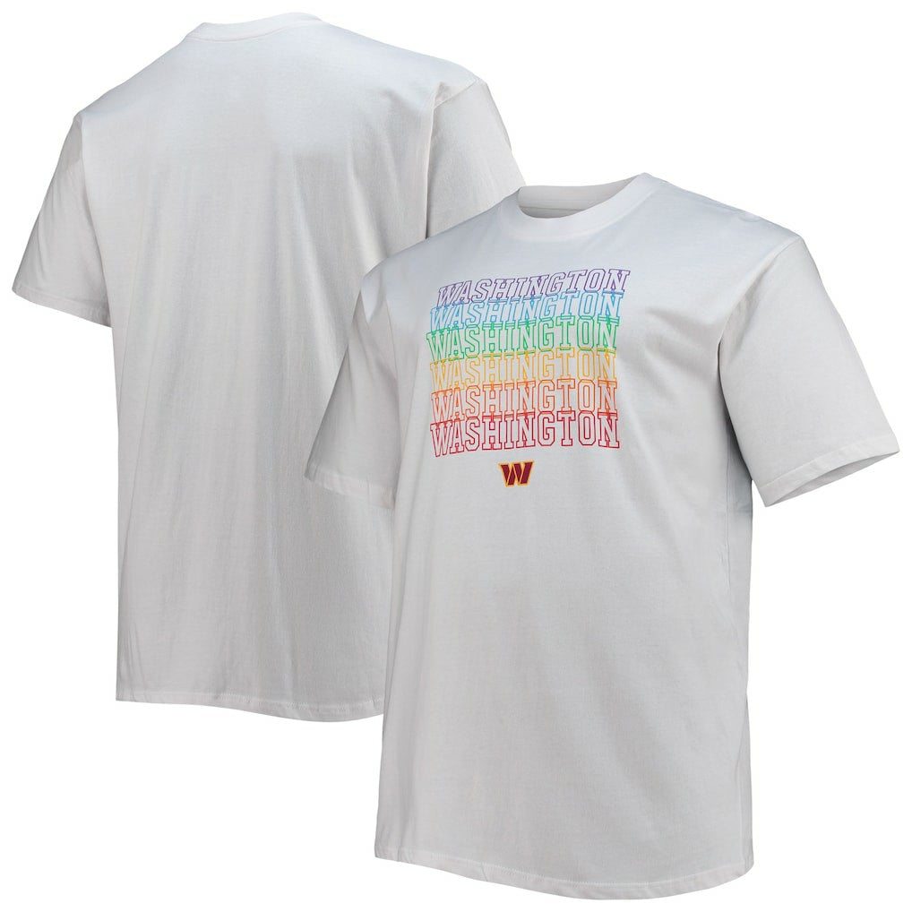 Washington Commanders Big & Tall City Pride T-Shirt White