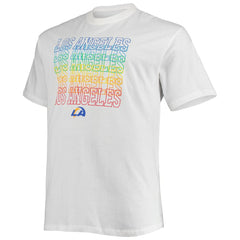 Los Angeles Rams Big & Tall City Pride T-Shirt White