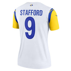 Matthew Stafford Los Angeles Rams Women's Alternate Legend Player Performance Top White