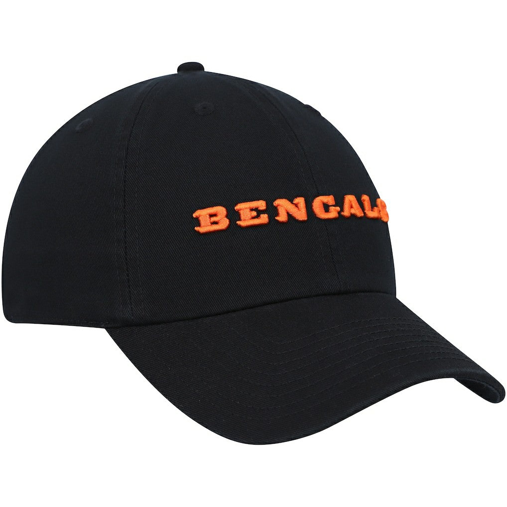 Cincinnati Bengals '47 Clean Up Script Adjustable Hat Black