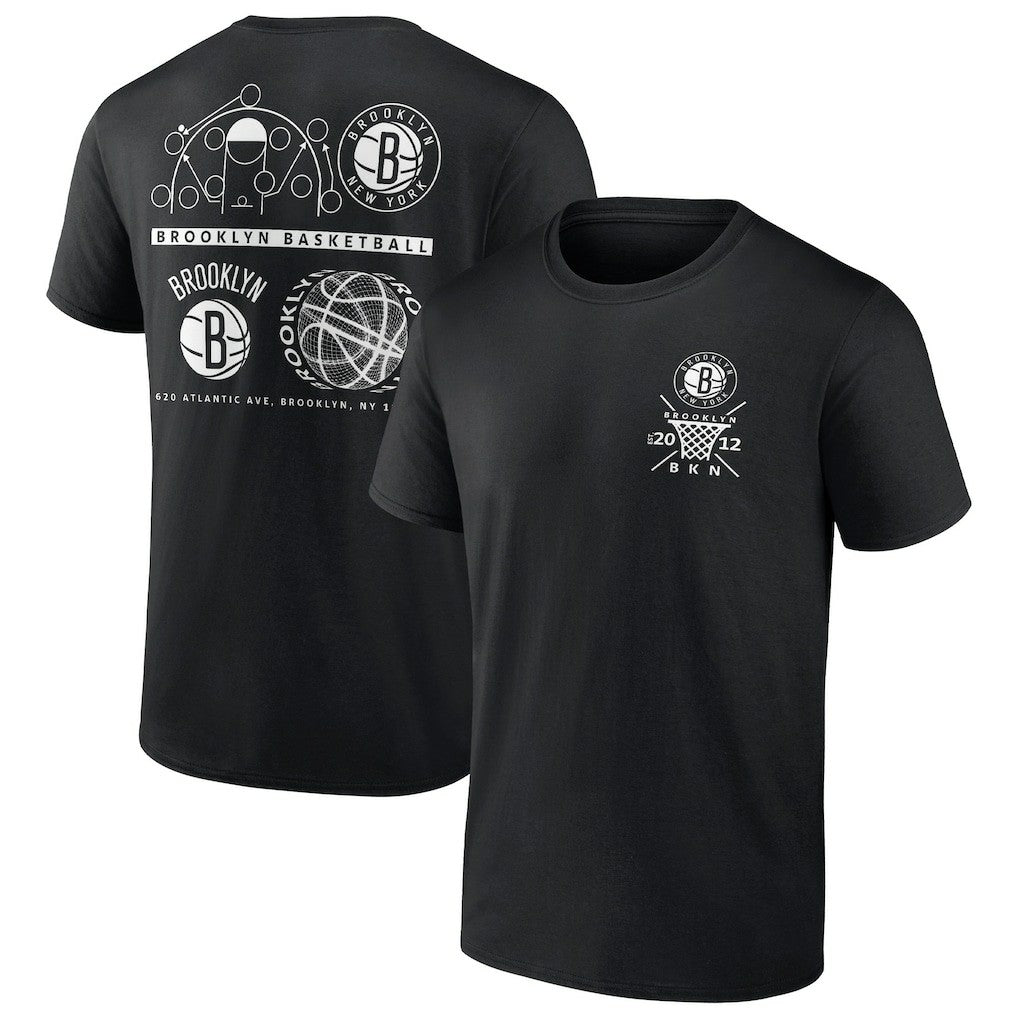 Brooklyn Nets Court Street Collective T-Shirt Black