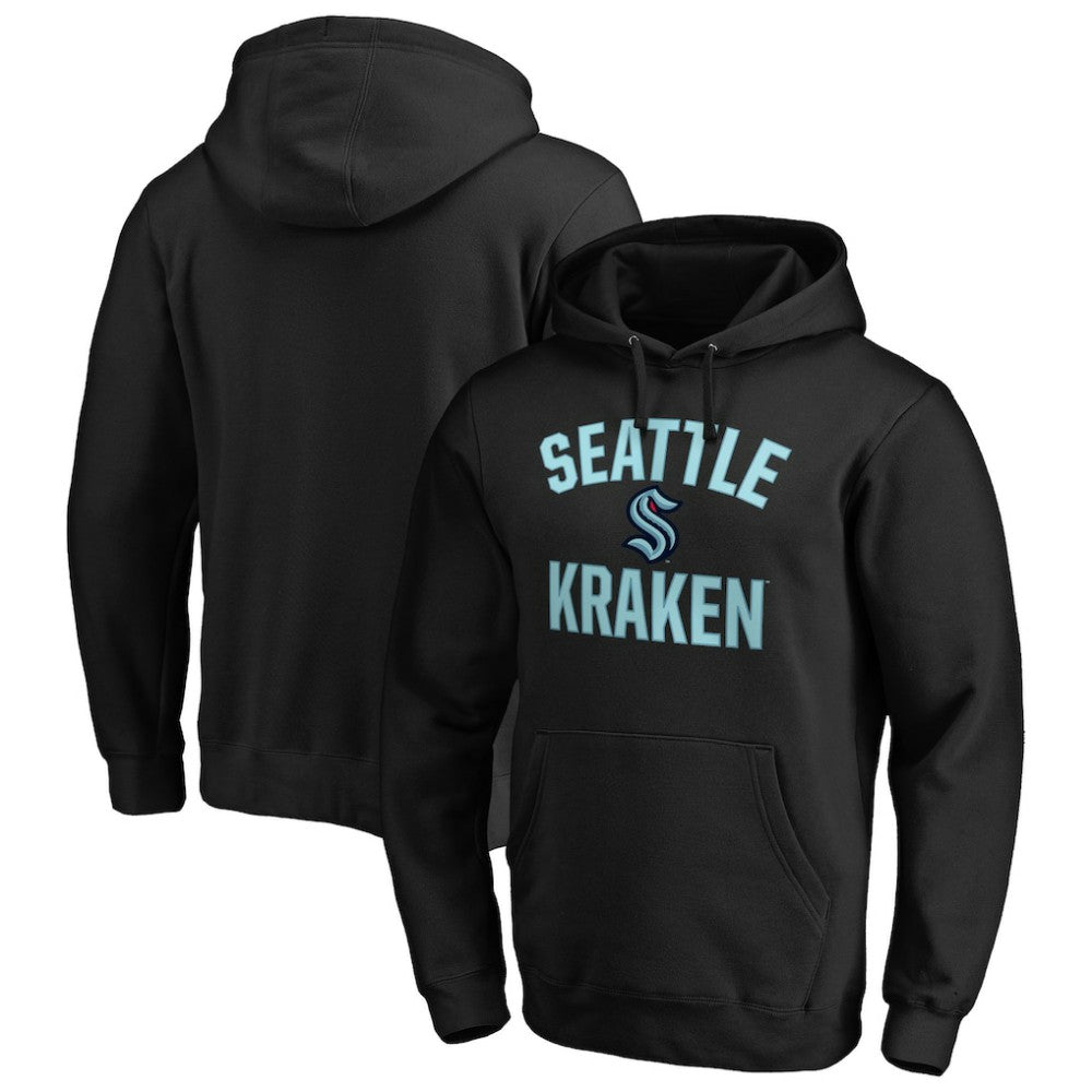 NHL Seattle Kraken Fanatics Big & Tall Victory Arch Pullover Hoodie - Black