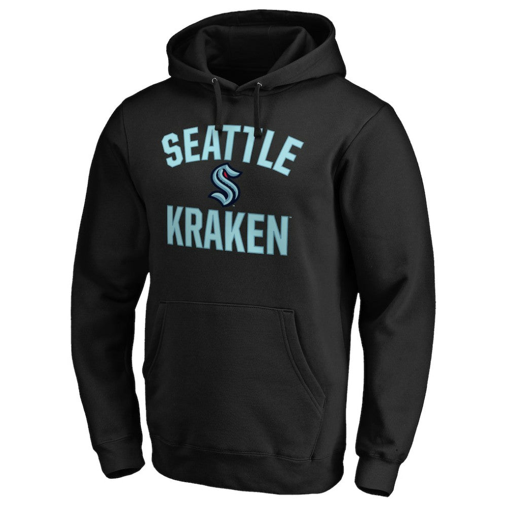 NHL Seattle Kraken Fanatics Big & Tall Victory Arch Pullover Hoodie - Black