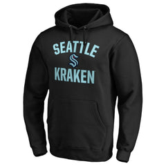 NHL Seattle Kraken Fanatics Big & Tall Victory Arch Pullover Hoodie - Black