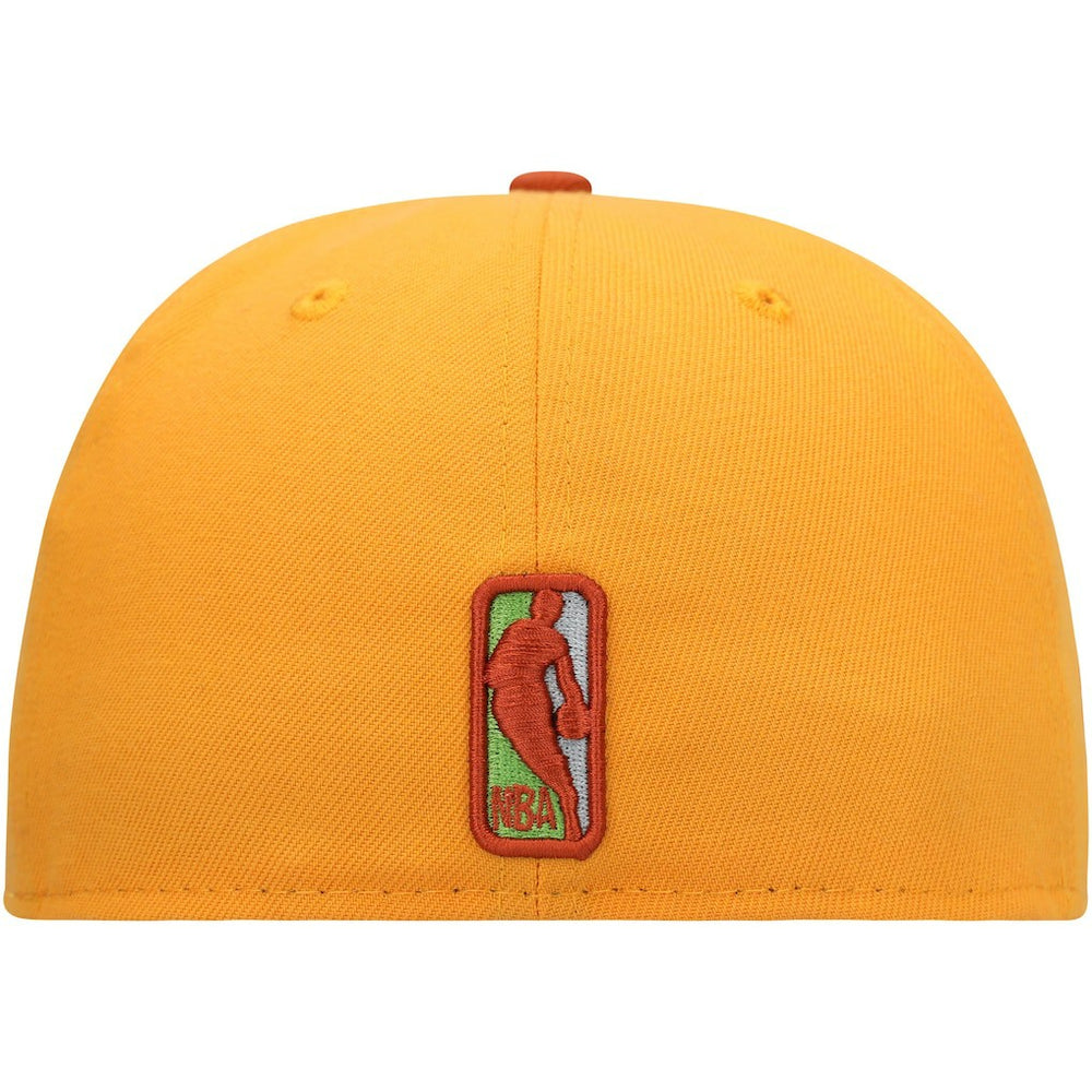 Philadelphia 76ers 59FIFTY Fitted Hat Gold/Rust