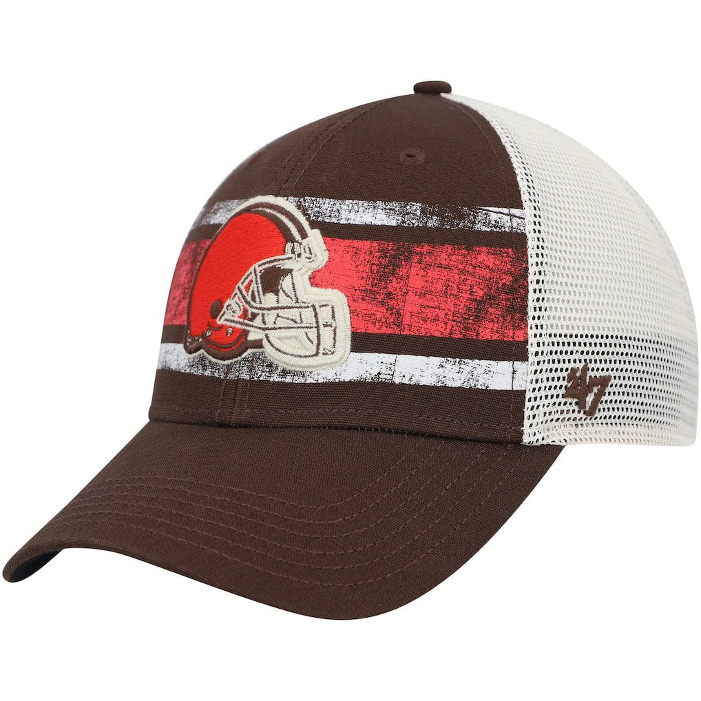 Cleveland Browns '47 Interlude MVP Trucker Snapback Hat Brown/White