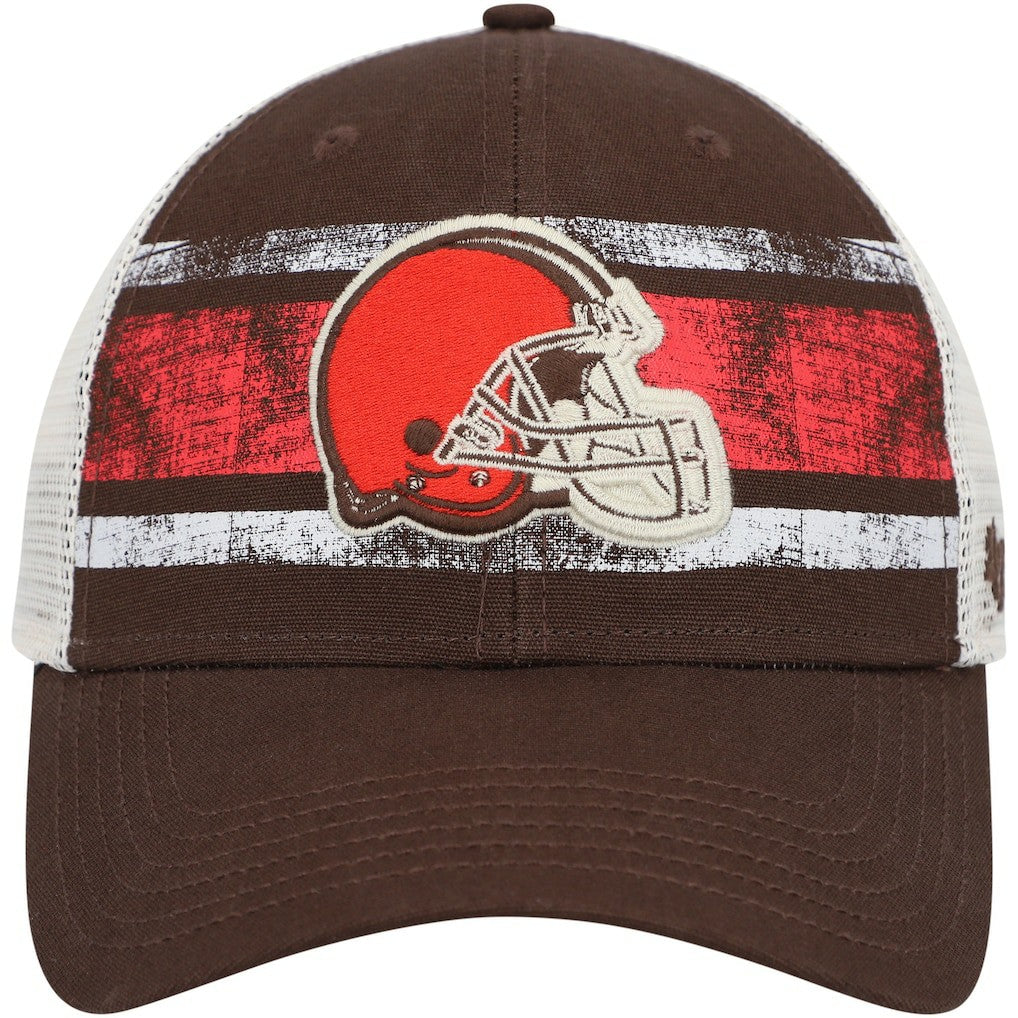 Cleveland Browns '47 Interlude MVP Trucker Snapback Hat Brown/White