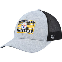 Pittsburgh Steelers '47 Motivator Flex Hat Heathered Gray/Black