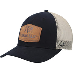 Cincinnati Bengals '47 Rawhide Trucker Adjustable Hat Dark Navy/Natural
