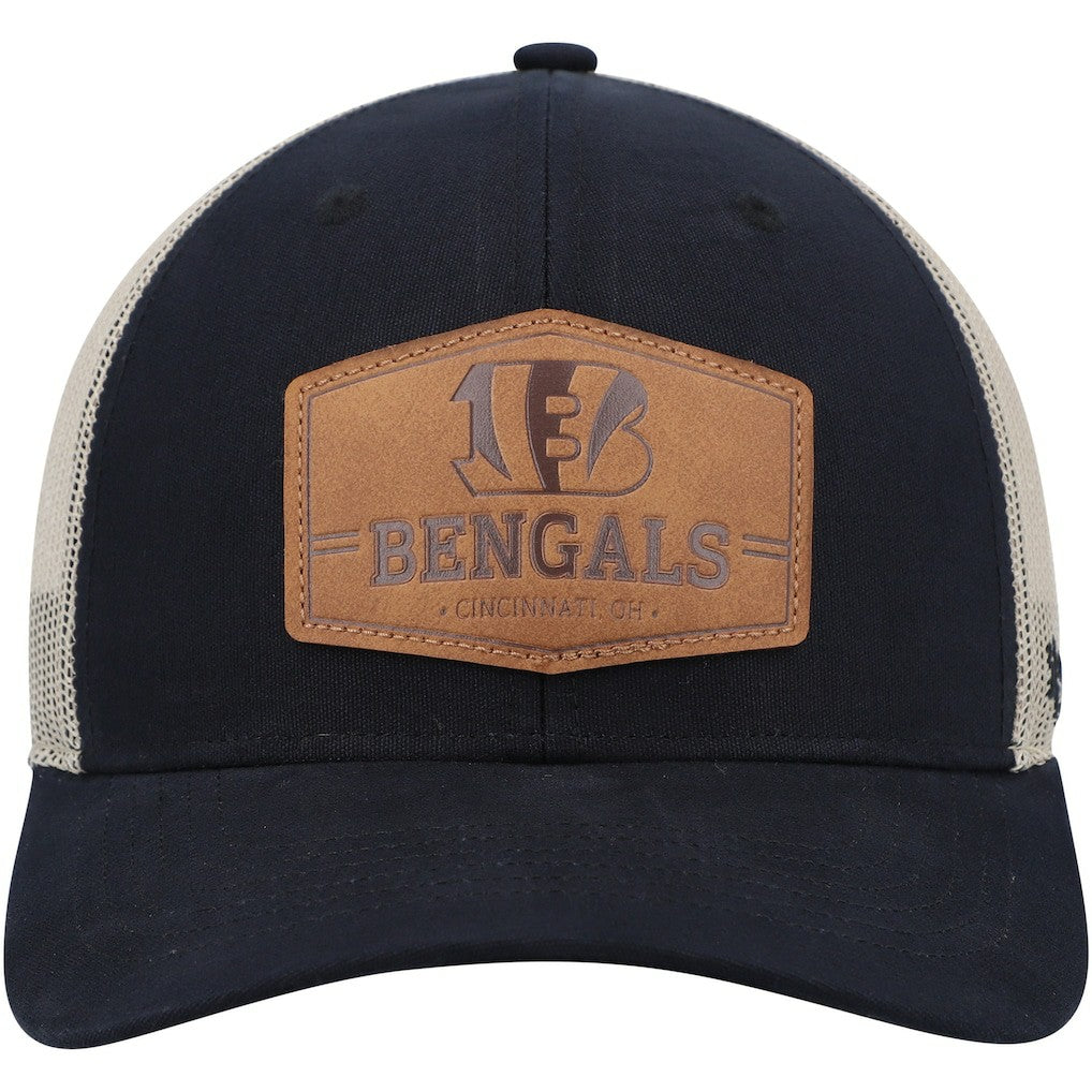 Cincinnati Bengals '47 Rawhide Trucker Adjustable Hat Dark Navy/Natural