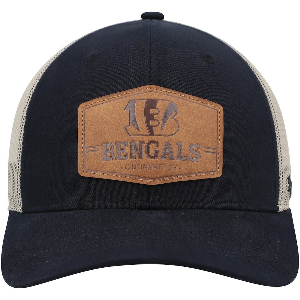 Cincinnati Bengals '47 Rawhide Trucker Adjustable Hat Dark Navy/Natural
