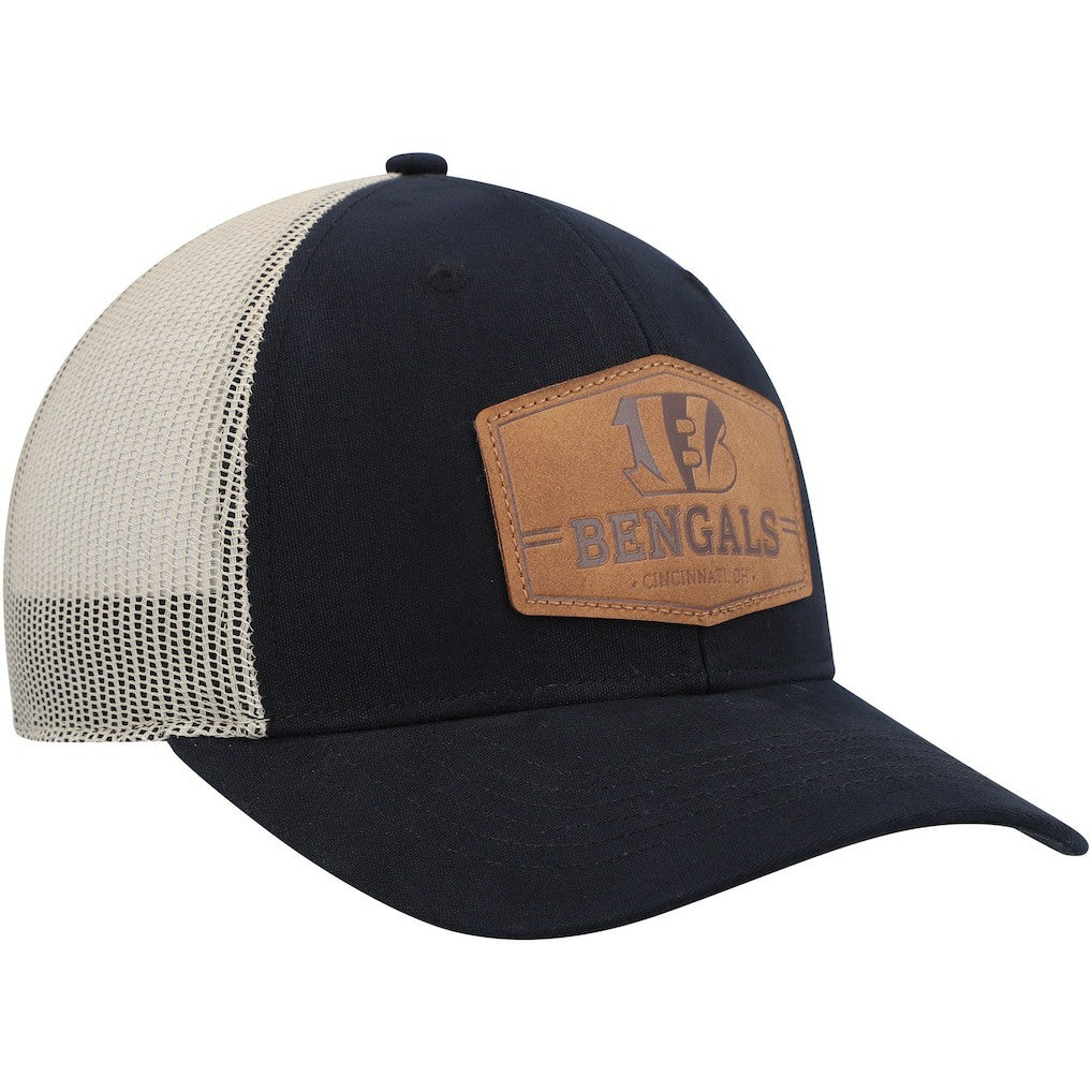 Cincinnati Bengals '47 Rawhide Trucker Adjustable Hat Dark Navy/Natural