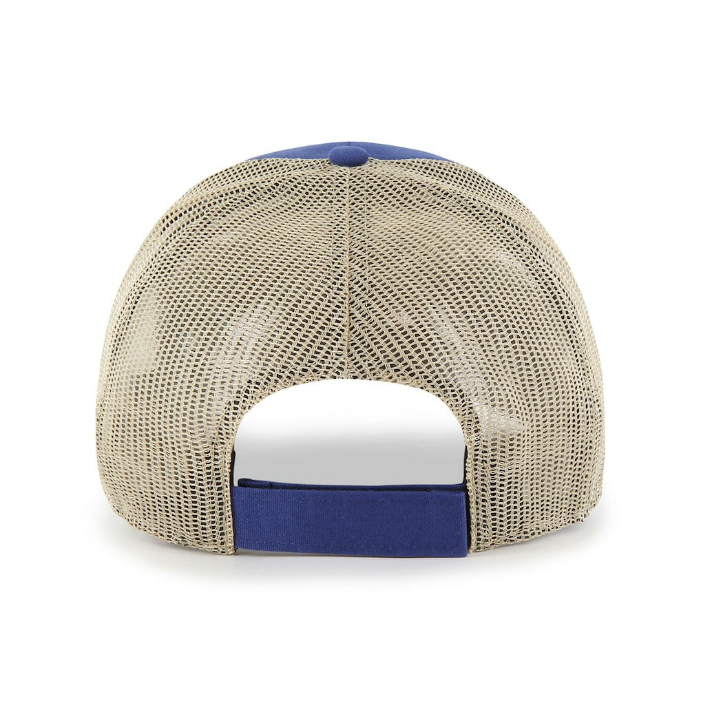 New York Giants '47 Rawhide Trucker Adjustable Hat Royal/Natural
