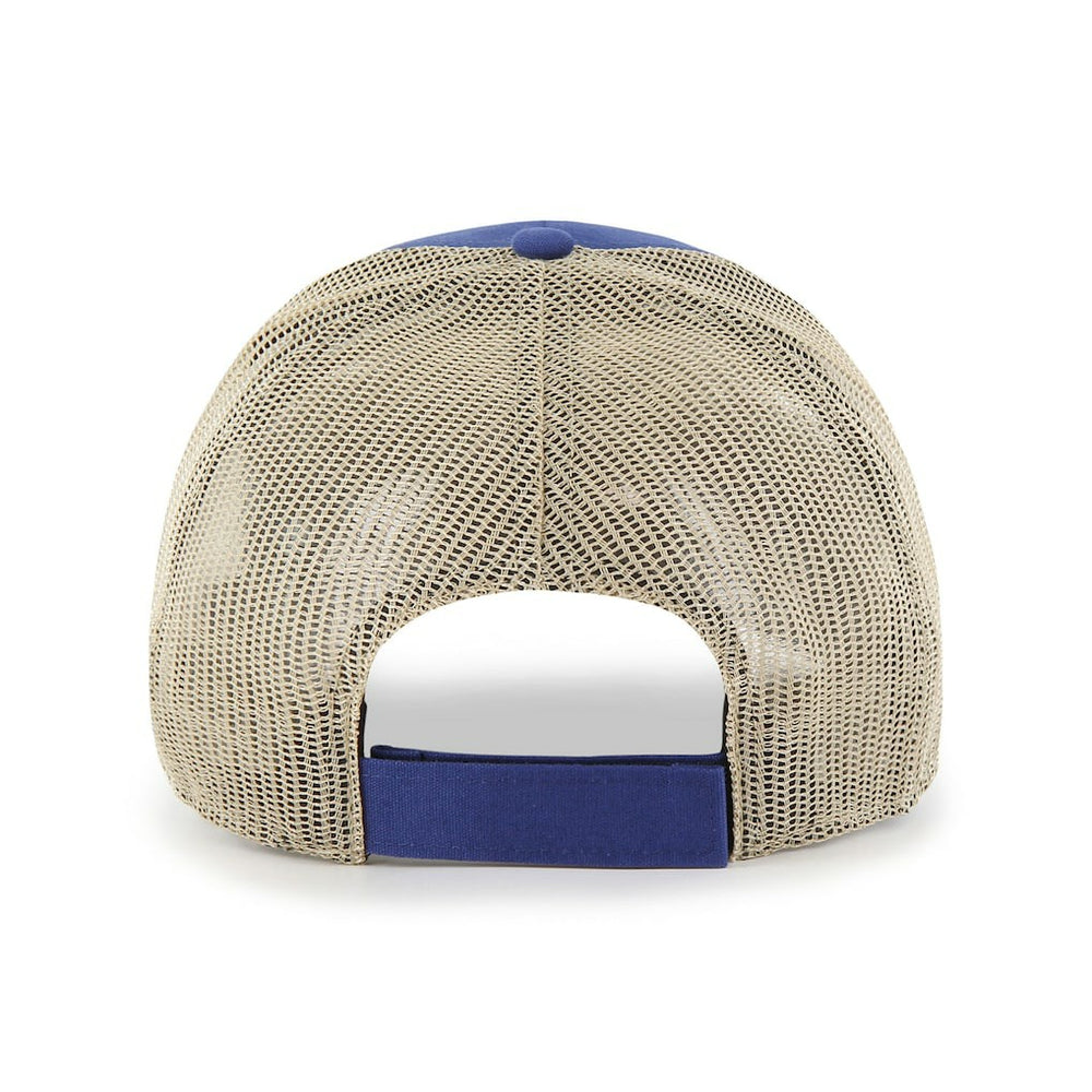 New York Giants '47 Rawhide Trucker Adjustable Hat Royal/Natural