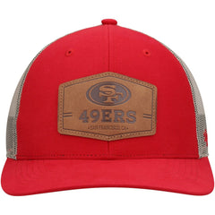 San Francisco 49ers '47 Rawhide Trucker Adjustable Hat Scarlet/Natural