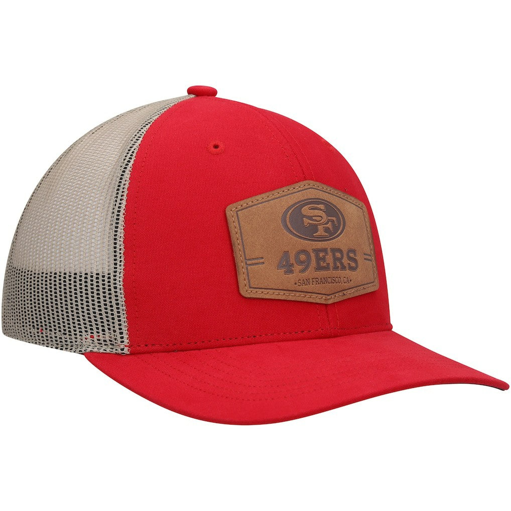 San Francisco 49ers '47 Rawhide Trucker Adjustable Hat Scarlet/Natural
