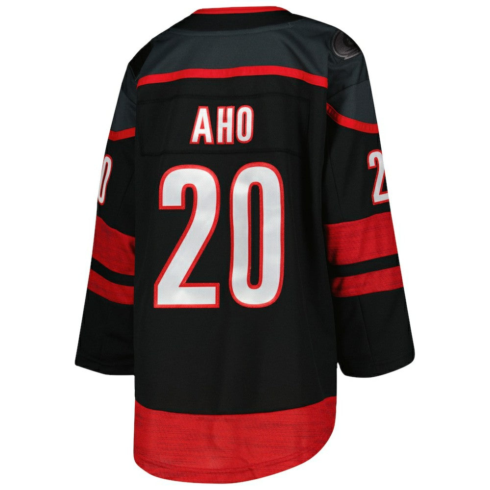 NHL Sebastian Aho Carolina Hurricanes Youth Home Premier Player Jersey - Black