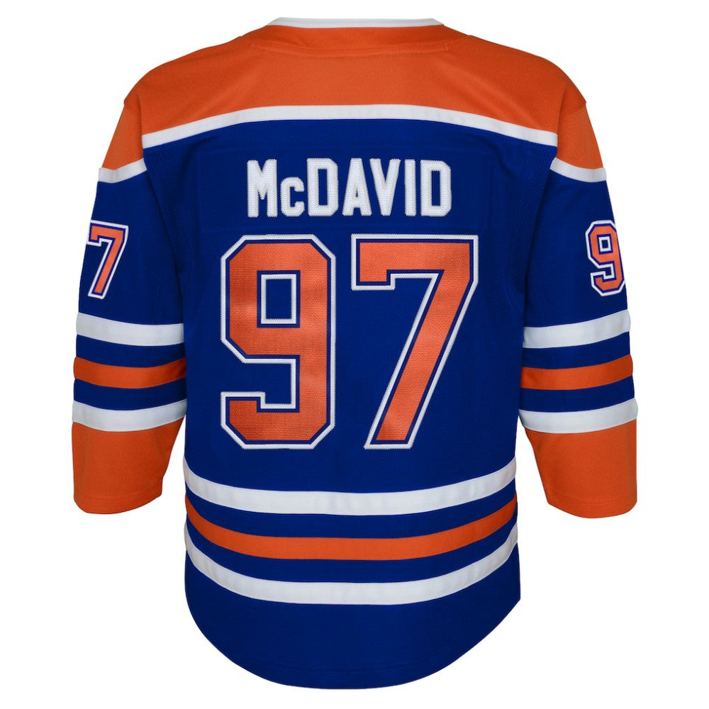 NHL Connor McDavid Edmonton Oilers Youth Home Premier Player Jersey - Royal