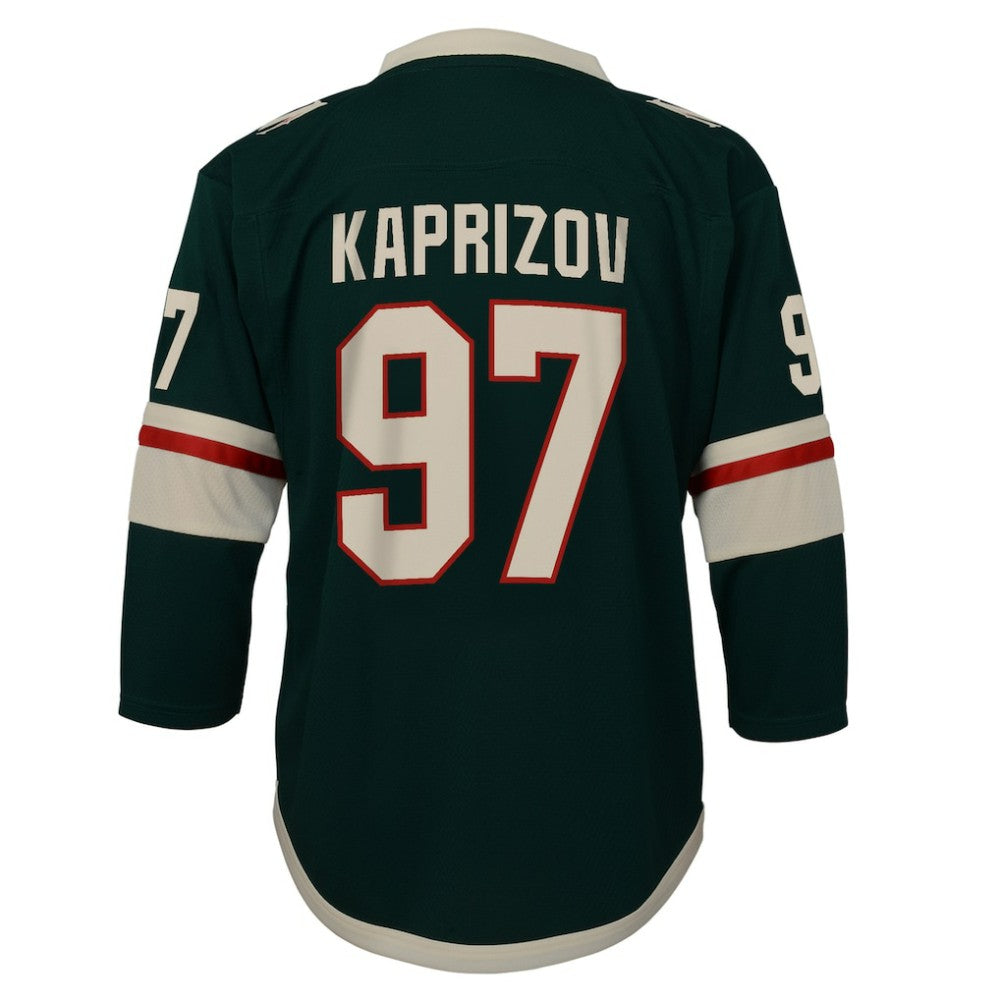 NHL Kirill Kaprizov Minnesota Wild Youth Home Replica Player Jersey - Green