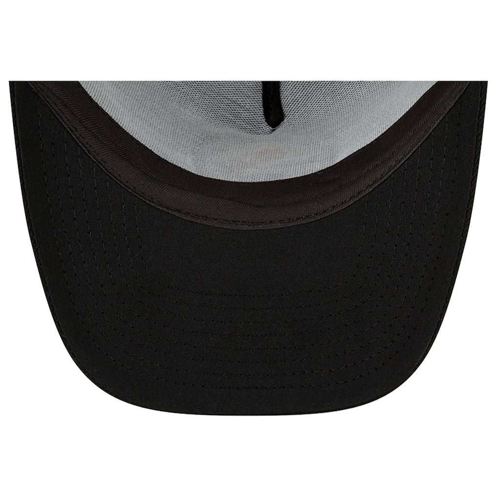Cincinnati Bengals New Era A-Frame Trucker 9FORTY Adjustable Hat Black