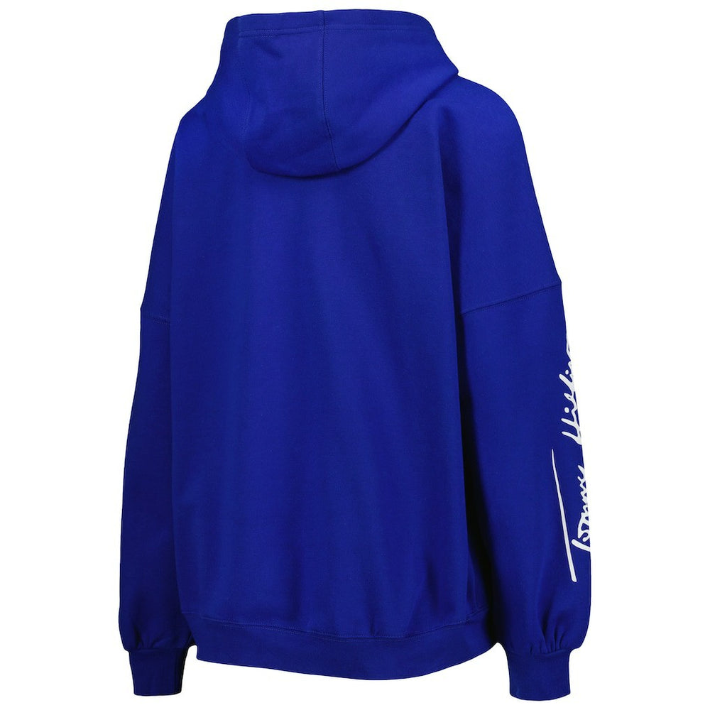 Indianapolis Colts Tommy Hilfiger Women's Becca Drop Shoulder Pullover Hoodie Royal