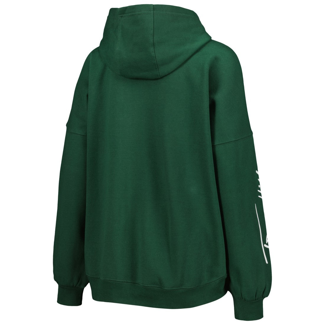 Green Bay Packers Tommy Hilfiger Women's Becca Drop Shoulder Pullover Hoodie Green