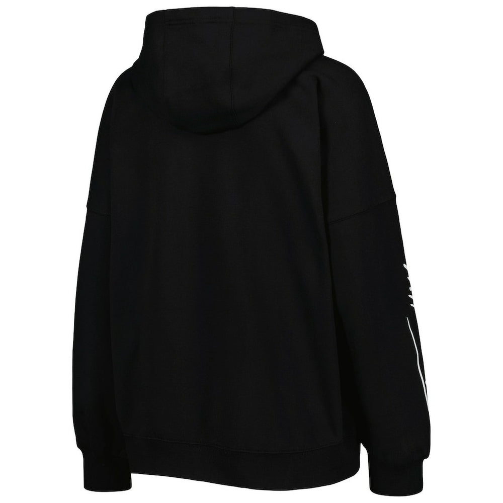Pittsburgh Steelers Tommy Hilfiger Women's Becca Drop Shoulder Pullover Hoodie Black
