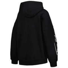 Las Vegas Raiders Tommy Hilfiger Women's Becca Drop Shoulder Pullover Hoodie Black