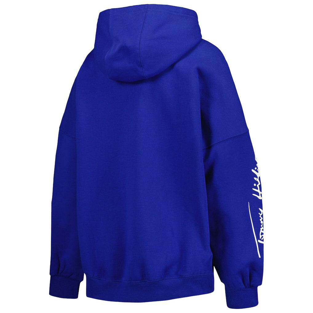 Los Angeles Rams Tommy Hilfiger Women's Becca Drop Shoulder Pullover Hoodie Royal