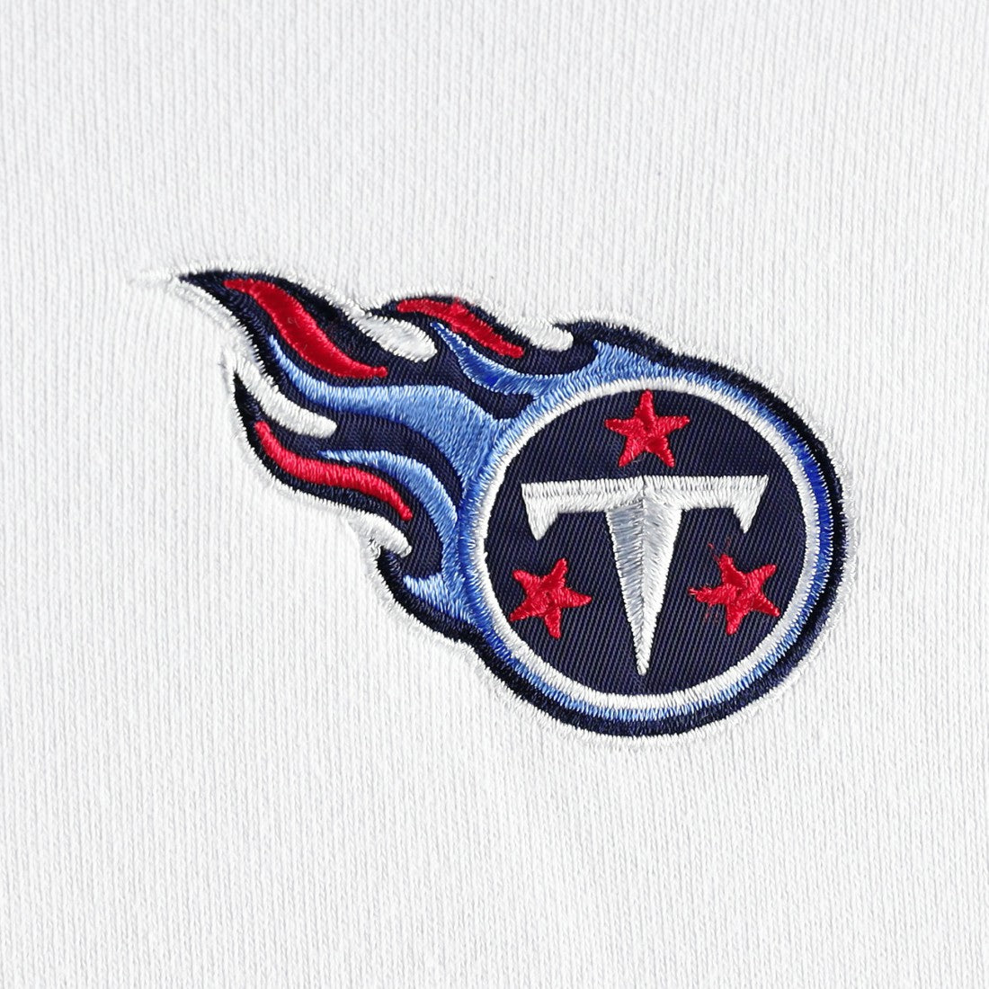 Tennessee Titans DKNY Sport Women's Bobbi Color Blocked Pullover Hoodie White/Navy