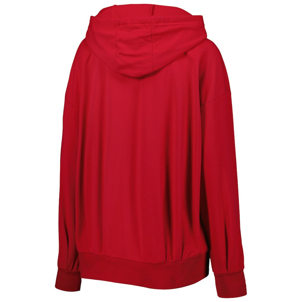 Atlanta Falcons MSX by Michael Strahan Women's Emerson Lightweight Full-Zip Hoodie Red