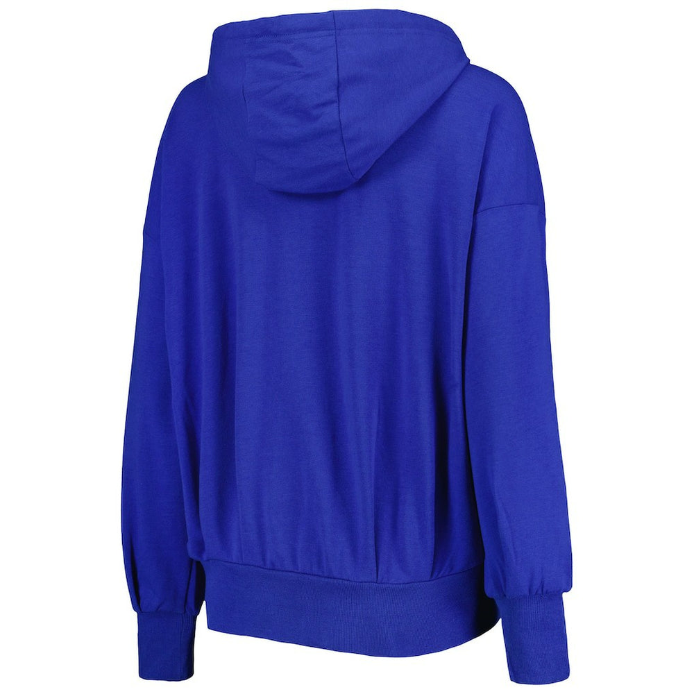 Los Angeles Rams MSX by Michael Strahan Women's Emerson Lightweight Full-Zip Hoodie Royal