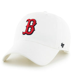 Boston Red Sox '47 Team Logo Clean Up Adjustable Hat - White Hats