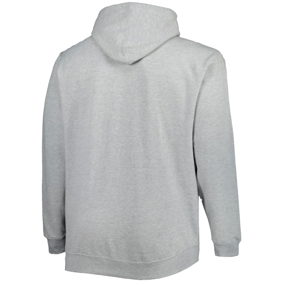 Milwaukee Bucks Big & Tall Heart & Soul Pullover Hoodie Heathered Gray