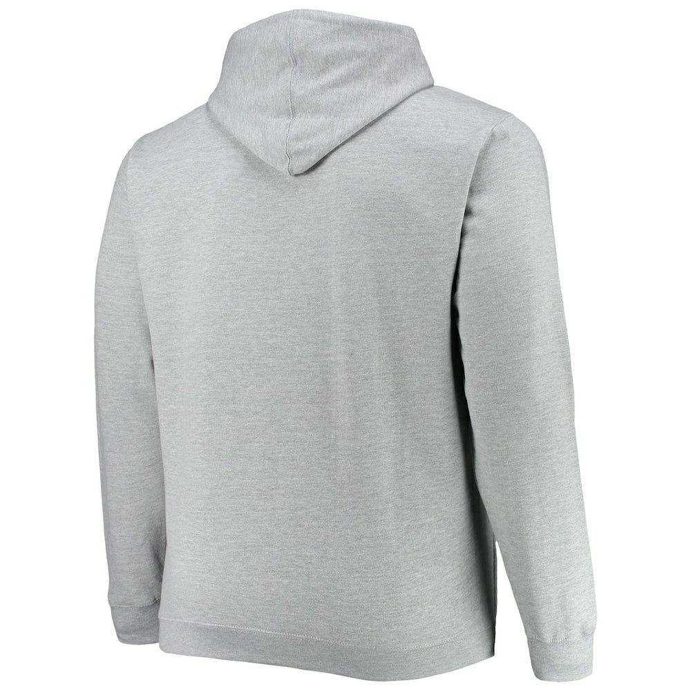 Chicago Bulls Big & Tall Heart & Soul Pullover Hoodie Heathered Gray