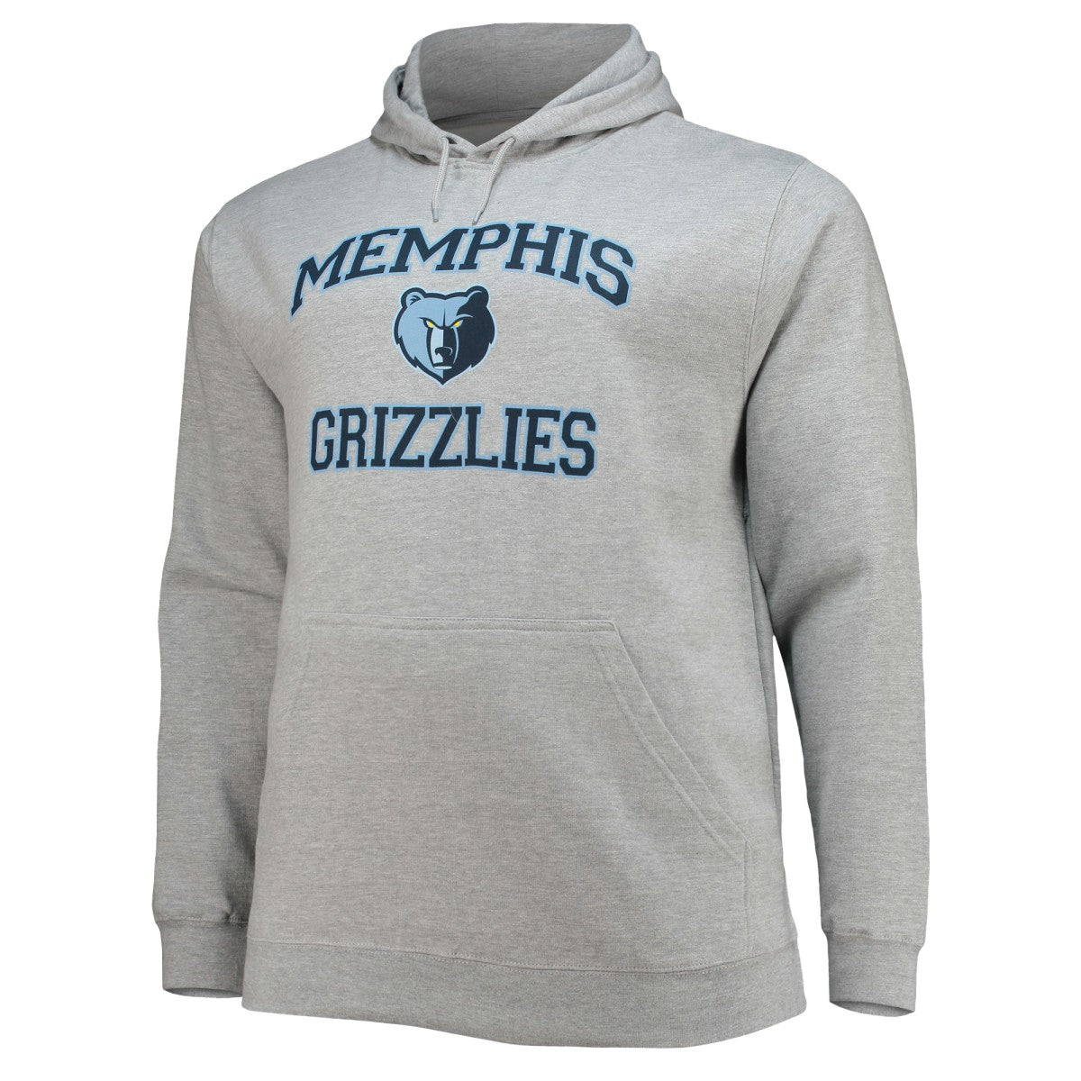 Memphis Grizzlies Big & Tall Heart & Soul Pullover Hoodie Heathered Gray
