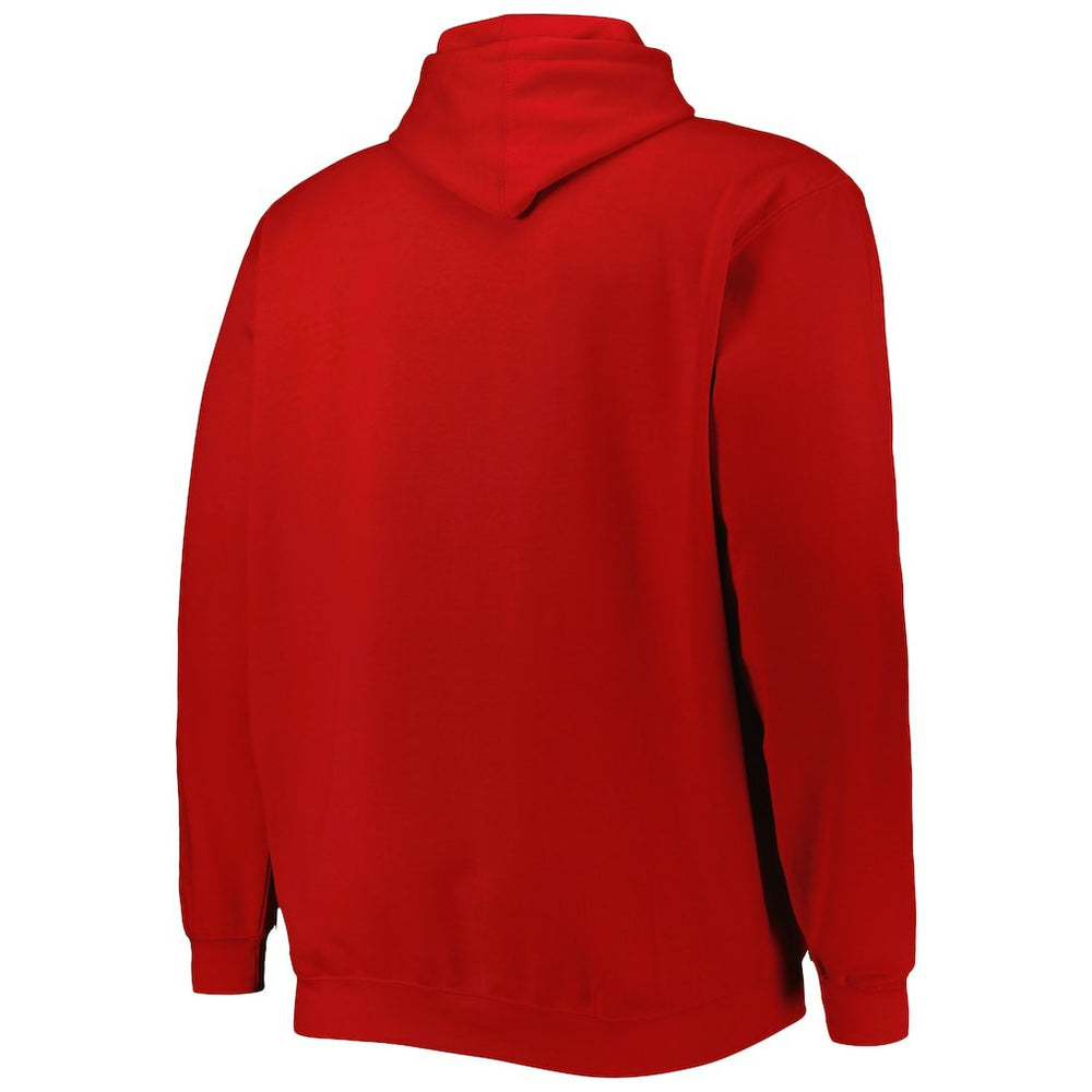 Atlanta Hawks Big & Tall Heart & Soul Pullover Hoodie Red