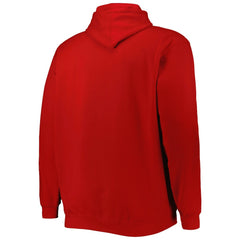 Atlanta Hawks Big & Tall Heart & Soul Pullover Hoodie Red